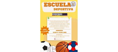 Ucn Abrir Escuela Deportiva Para Ni Os Ni As Y Adolescentes En