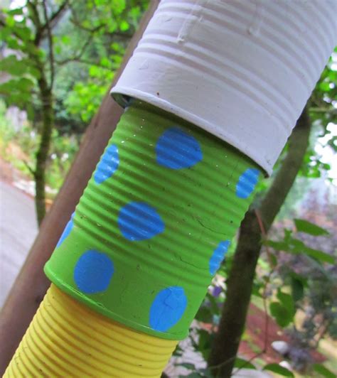 Learn To Grow: Tin Can Wind Chimes! Reusing tin cans food cans