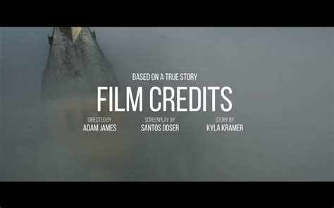 Movie Credits Template Powerpoint Zita Cabral