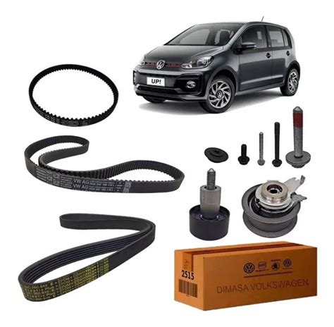 Kit Completo Correias Gol G G G Original Volkswagen Frete Gr Tis