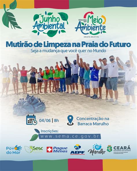 Mutir O De Limpeza Na Praia Do Futuro Marca Abertura Do Junho Ambiental