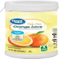 Orange Juice Walmart