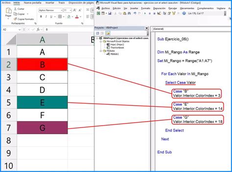 Curso De Vba Macros Excel Ejercicios Con La Instrucci N Select Case