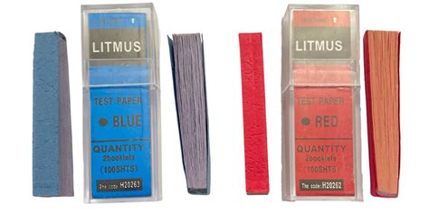 Buy Litmus Paper Red And Blue And Base Test Strip 100 Pieces Per