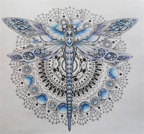 Mandala Dragonfly Tattoo