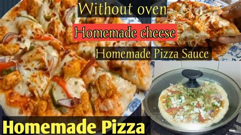 Chicken Tikka Pizza Without Oven Pizza Sauce Pizza Dough Chicken Tikka Pizza Cheese