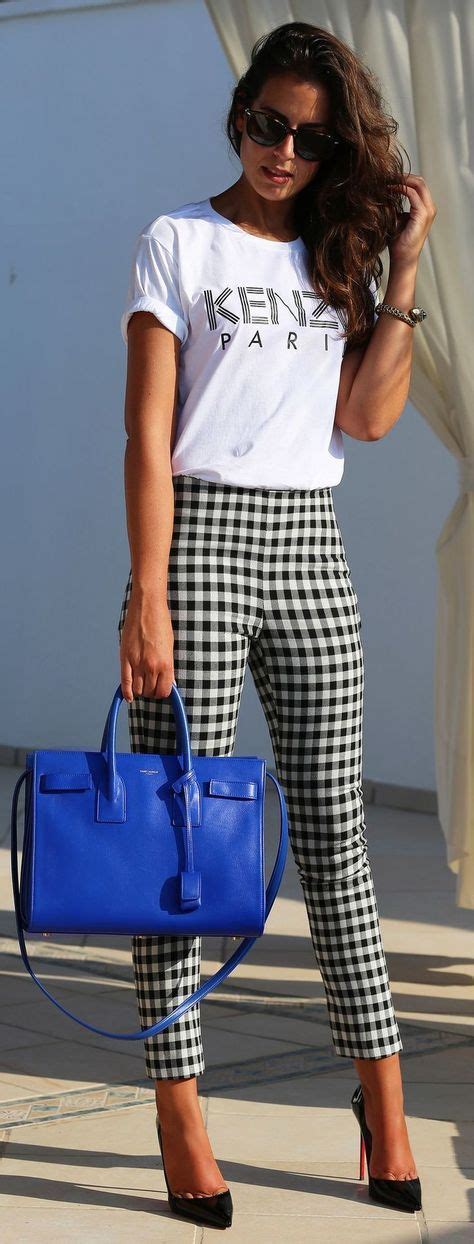 Introducir Imagen Combinar Outfit Pantalon Cuadros Blanco Y Negro