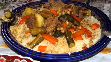 Couscous Made In Marocle Plat Traditionnel Culture Marocain