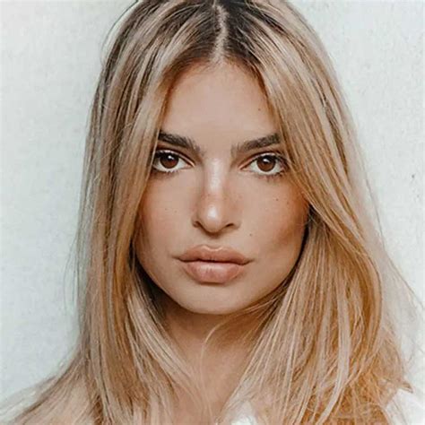 Emily Ratajkowski Reveals Blonde Hair K Rastase