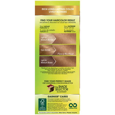 Garnier Nutrisse Nourishing Hair Color Creme Dark Golden Blonde