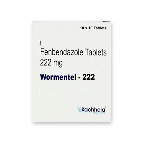 Fenbendazole 222mg Tablets – Asparway