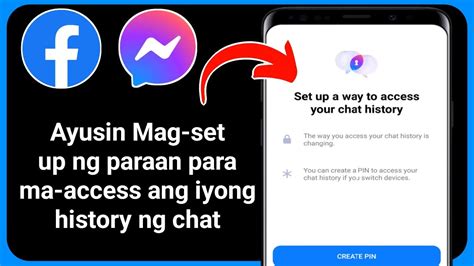 Mag Set Up Ng Isang Paraan Upang Ma Access Ang Iyong Messenger Chat