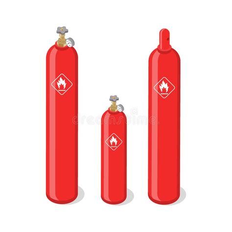 Hydrogen Oxygen Cylinders Compressed Gas Stock Illustrations 69 Hydrogen Oxygen Cylinders