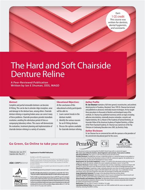 Pdf The Ard And Soft Chairside Denture Reline Dental The