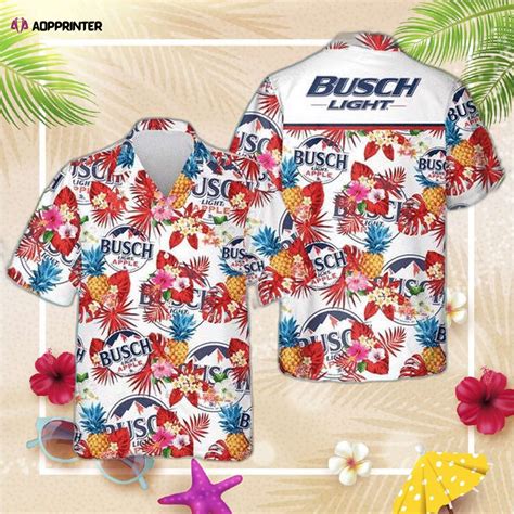 Busch Light Corn Hawaiian Shirt For Men Women Aopprinter