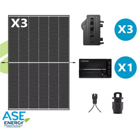 Kit Solaire W Avec Micro Onduleur Enphase Et Panneaux Solaires