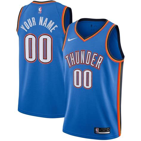 Thunder Oklahoma Okc Thunder Custom Jerseys Custom Nikes Nike