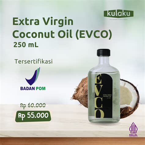 Jual Evco Extra Virgin Coconut Oil Kulaku Botol Kaca Ml Shopee