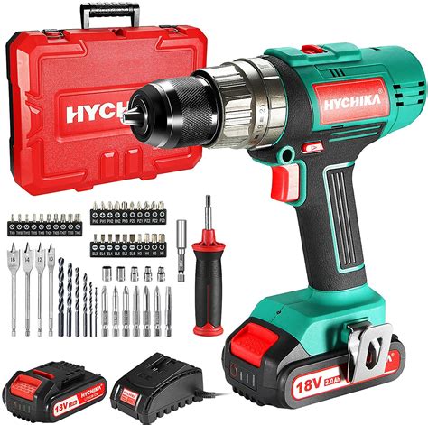 Perceuse Visseuse Sans Fil 18V HYCHIKA 45Nm OUTILS Nozzler