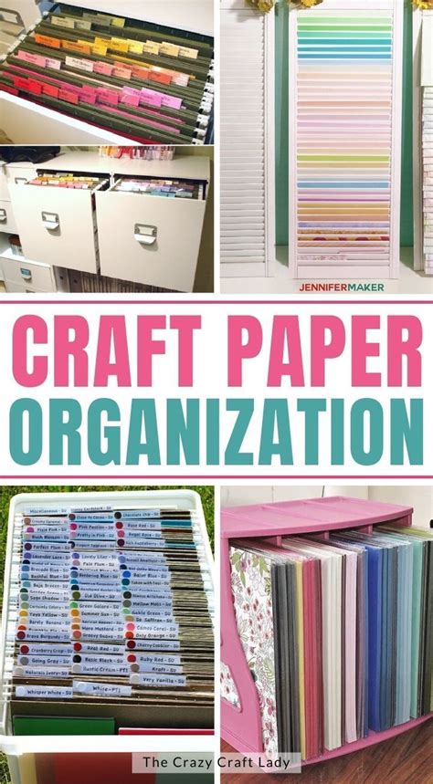 Get Organized Genius X Scrapbook Paper Storage Ideas Scrapbook