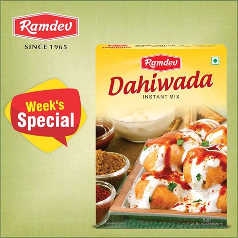 Delicious Ramdev Dahiwada Instant Mix