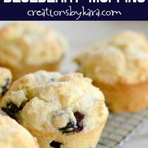 Sour Cream Blueberry Muffins Creations By Kara