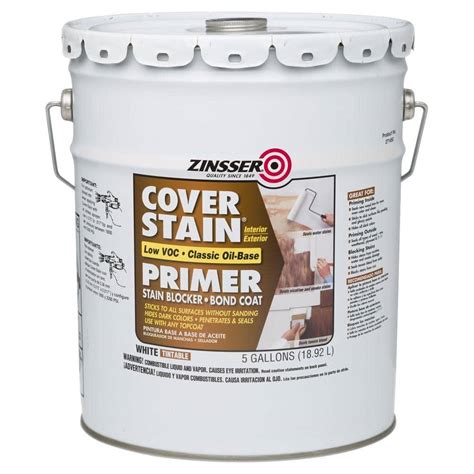 Zinsser Cover Stain Gal White Low Voc Classic Oil Based Interior