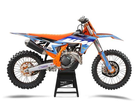 Custom Blue 2023 Ktm New Graphics Kit Substance X1 Vinyl Uk