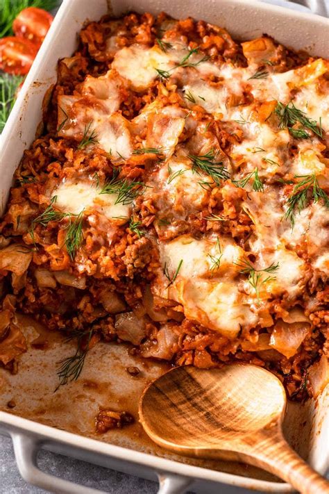 Lazy Cabbage Roll Casserole With Ground Beef The Yummy Bowl Artofit