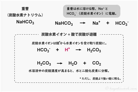 重曹とクエン酸を水に混ぜることの化学【実験と解説】｜カガクなキッチン