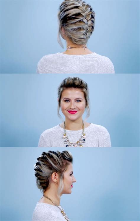 French Braid for Short Hair | Braids for short hair, Plait short hair ...