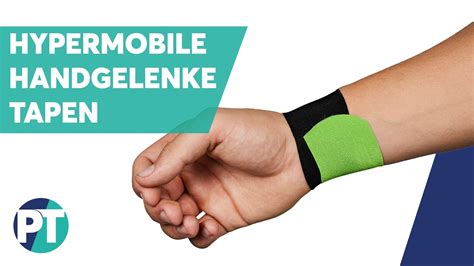 Stabilisieren Handgelenk Hypermobilespols Handgelenk Tapen Tape