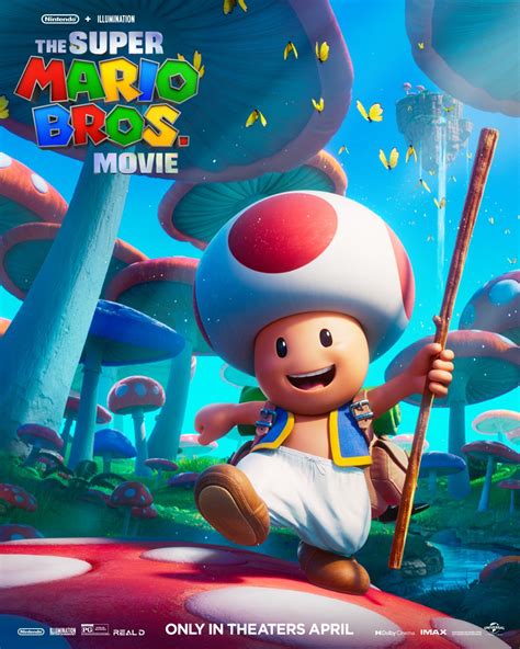 Super Mario Bros La Película Nuevo Póster Oficial De Toad Nintheorist