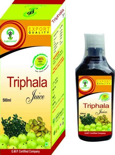 Triphala Juice Pack Type Bottle Rs 150 Bottle K B And Company Id