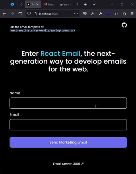 Github Chinwike React Email App A Next Js App That Uses React Email