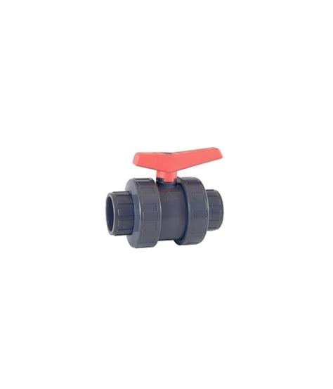 Vanne à boisseau démontable Pvc pression plomberie piscine diametre 20mm