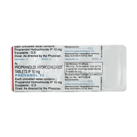 Provanol Mg Tablet S Price Uses Side Effects Netmeds