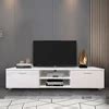 Tv Stand, Television Stands With 2 Drawers, Open Shelves Console Table, Modern Entertainment ...