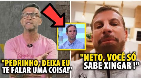 Caio Ribeiro Defende Pedrinho E Manda Indireta Para Neto Ao Vivo