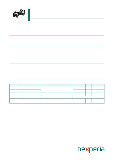 Nx Akh Datasheet Pages Nexperia V N Channel Trench Mosfet
