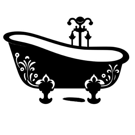 Vintage Bathtub Clipart