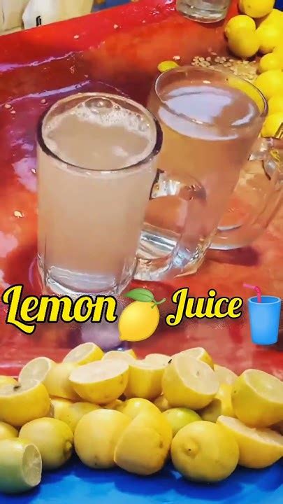 Lemon Juice 🍋 Street Food Secret Limu Pani Cold Famous Fresh Lemon