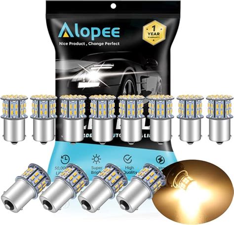 Alopee 1156 Led Bulb Soft Warm White 1141 Led Bulb Dc 12v 1156 Bulb Replacement For 1156 7506