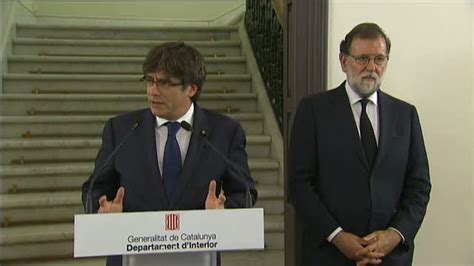 Puigdemont Estamos Determinados A Ganar La Batalla Del Terrorismo