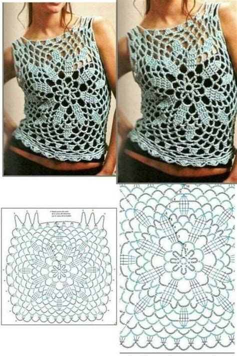 Pin By Clau Zovak On Tejidos Y Puntos Crochet Vest Pattern Crochet