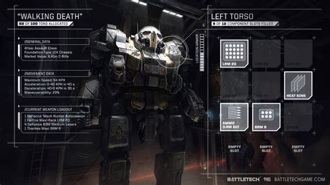 Wallpaper Giant Robot Atlas Battletech X Francazo