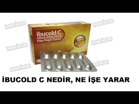 İBUCOLD C Tablet Nedir Niçin Kullanılır Nasıl Kullanılır Yan