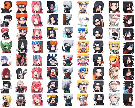 Anime Emotes Anime Bundles Emotes Pack Chibi Shinobi Ninja Emotes