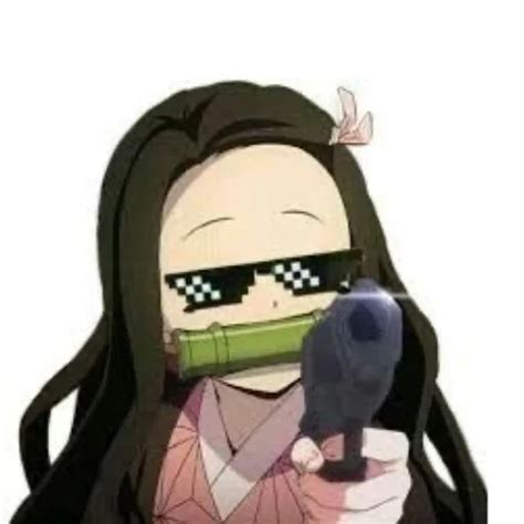 Create Meme Nezuko Stickers Figure Nezuko Pictures Meme