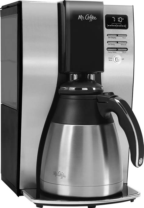 Best Buy Mr Coffee 10 Cup Coffee Maker With Thermal Carafe Stainless Steelblack 2133734